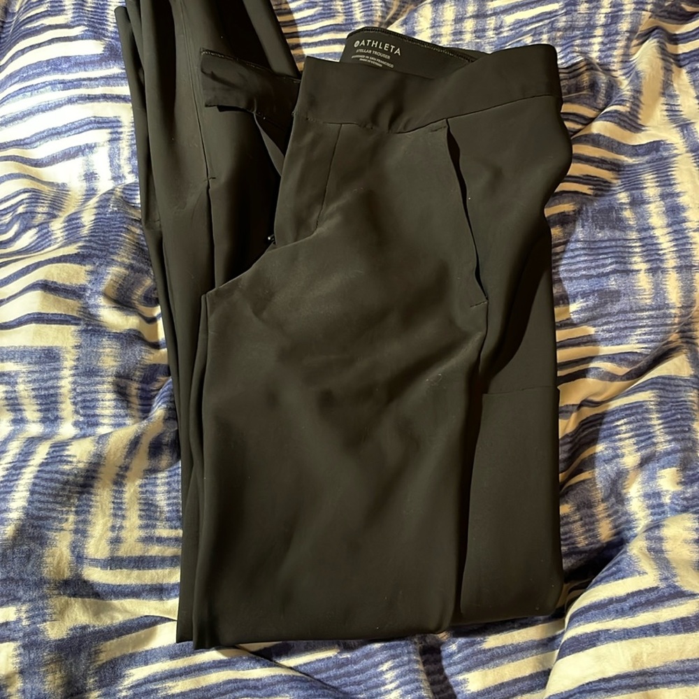Athleta stellar trouser - 0 black. New